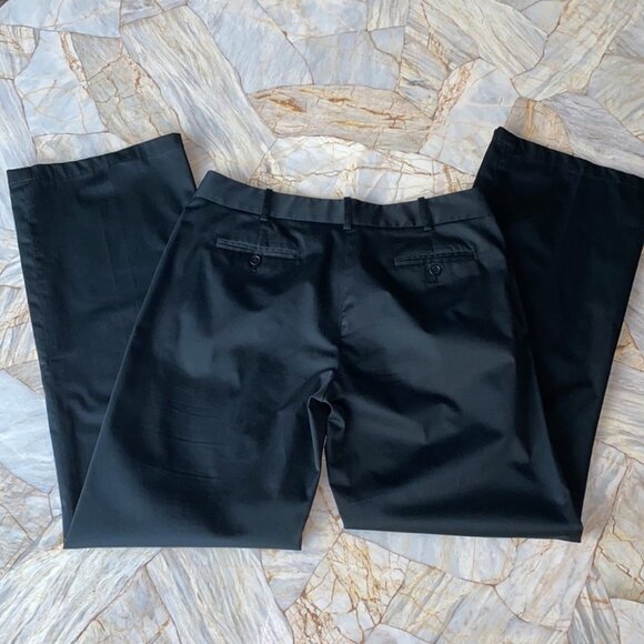 BCBGMAXAZRIA Khakis Black Pants Size 10 - Picture 4 of 8